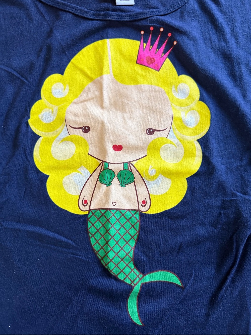 Harajuku Lovers Mini for Target Mermaid Short Sleeve Tee Y2K Kawaii - Girls XL